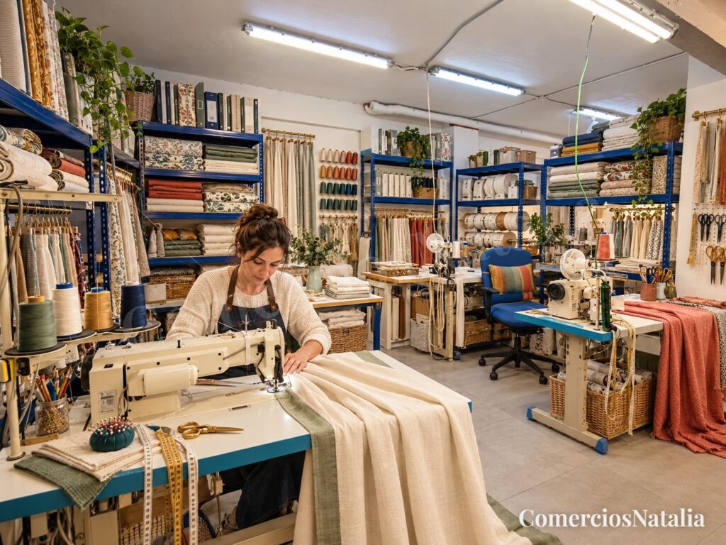 Confección de cortinas a medida en nuestro taller